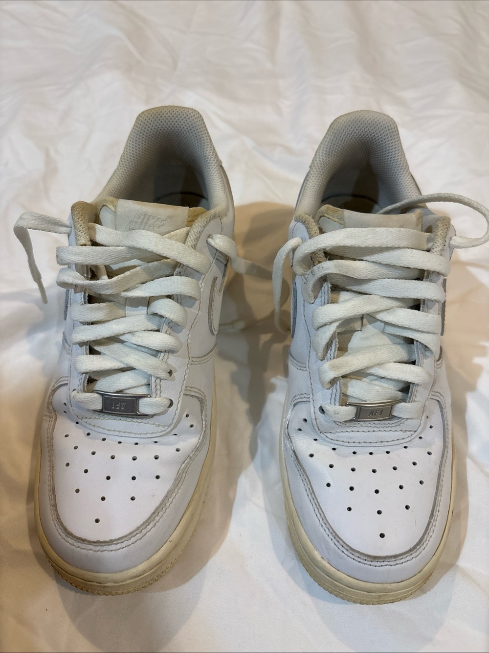 White women Nike AF1 Low Top Sneakers size: 6.5